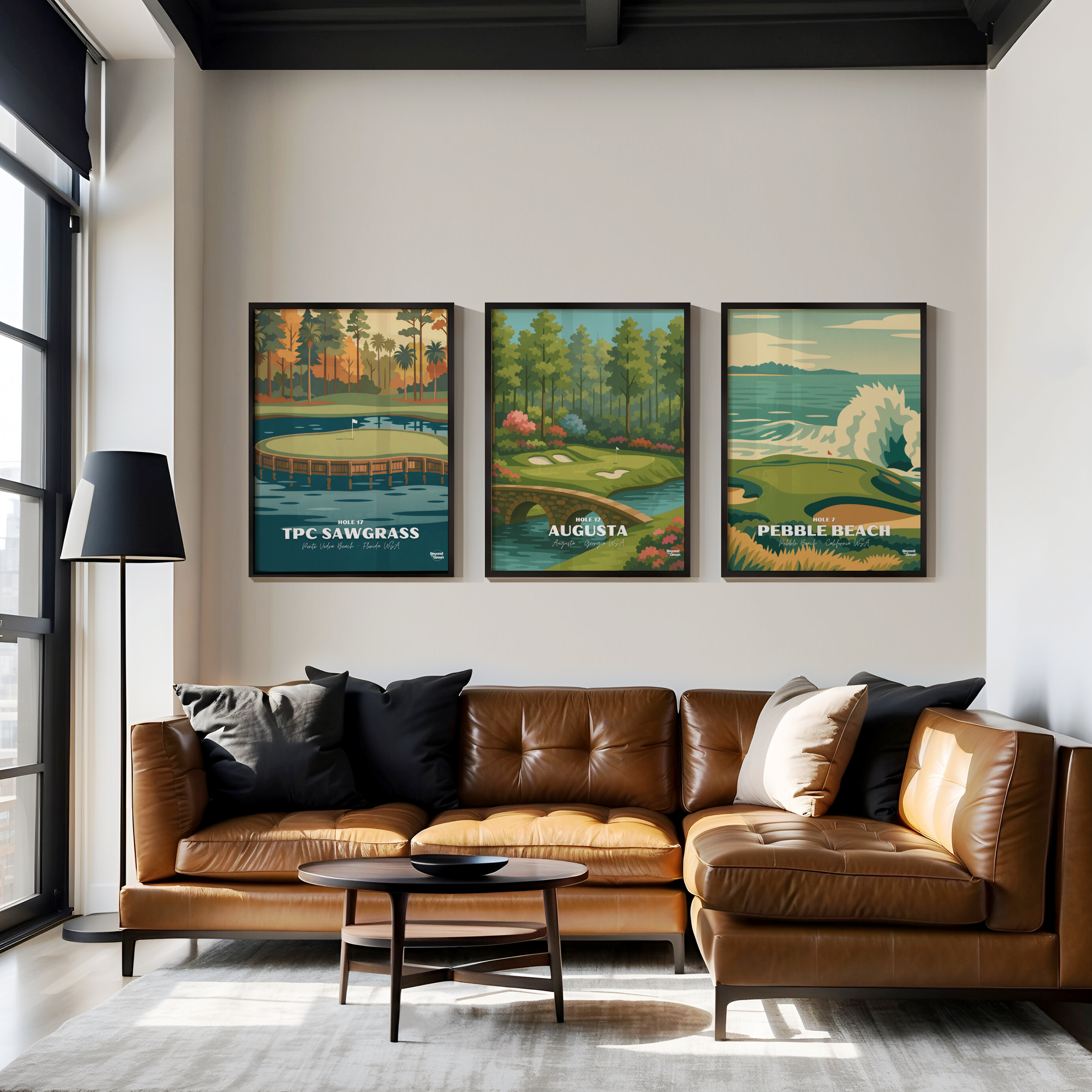 Signature Holes – Ikonische Golfplätze im Holzrahmen